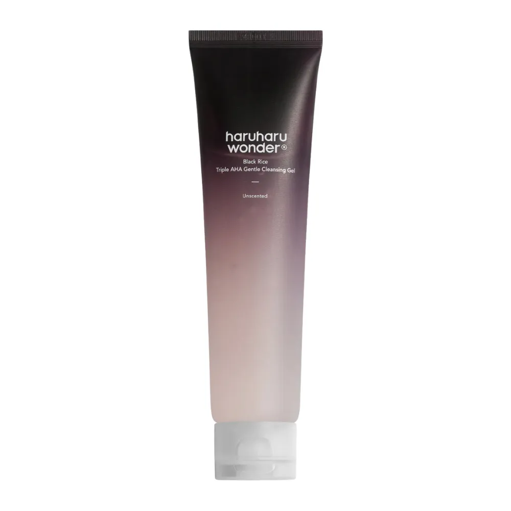 HARUHARU WONDER Black RiceTriple AHA Gentle Cleansing Gel 1