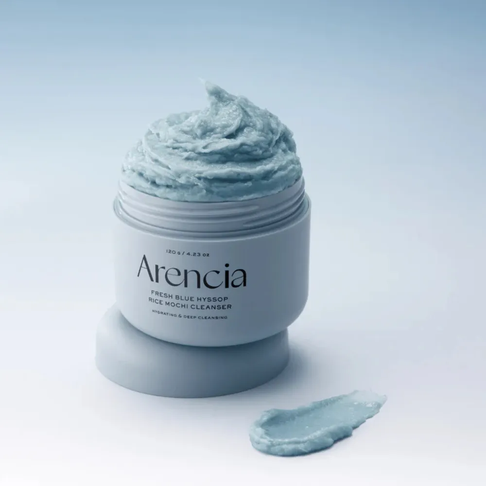 Fresh Blue Hyssop Rice Mochi Cleanser 2