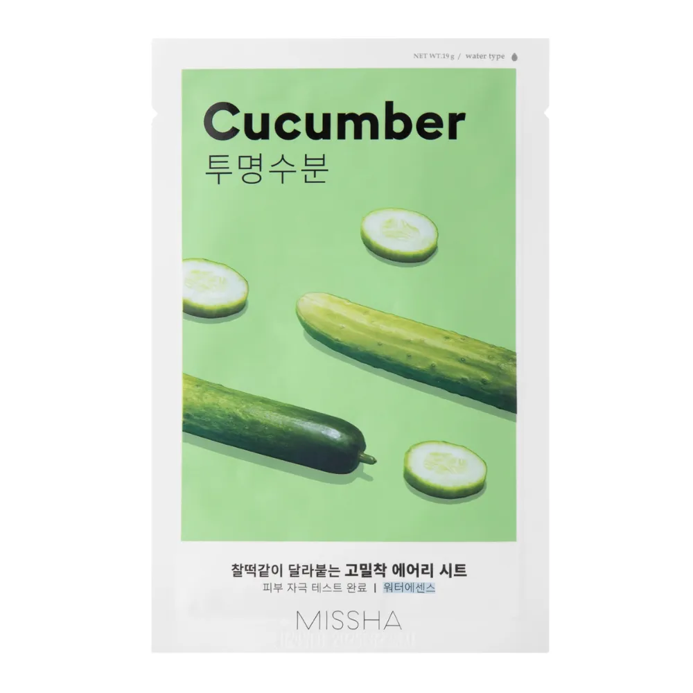 MISSHA - Airy Fit Sheet Mask Cucumber_1 Airy Fit Sheet Mask Cucumber