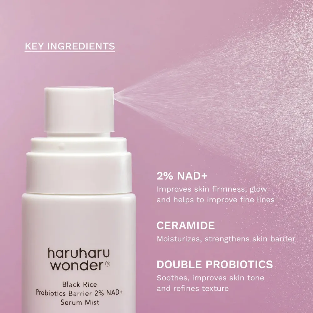 Haruharu Wonder - Black Rice Probiotics Barrier NAD+ Serum Mist 2