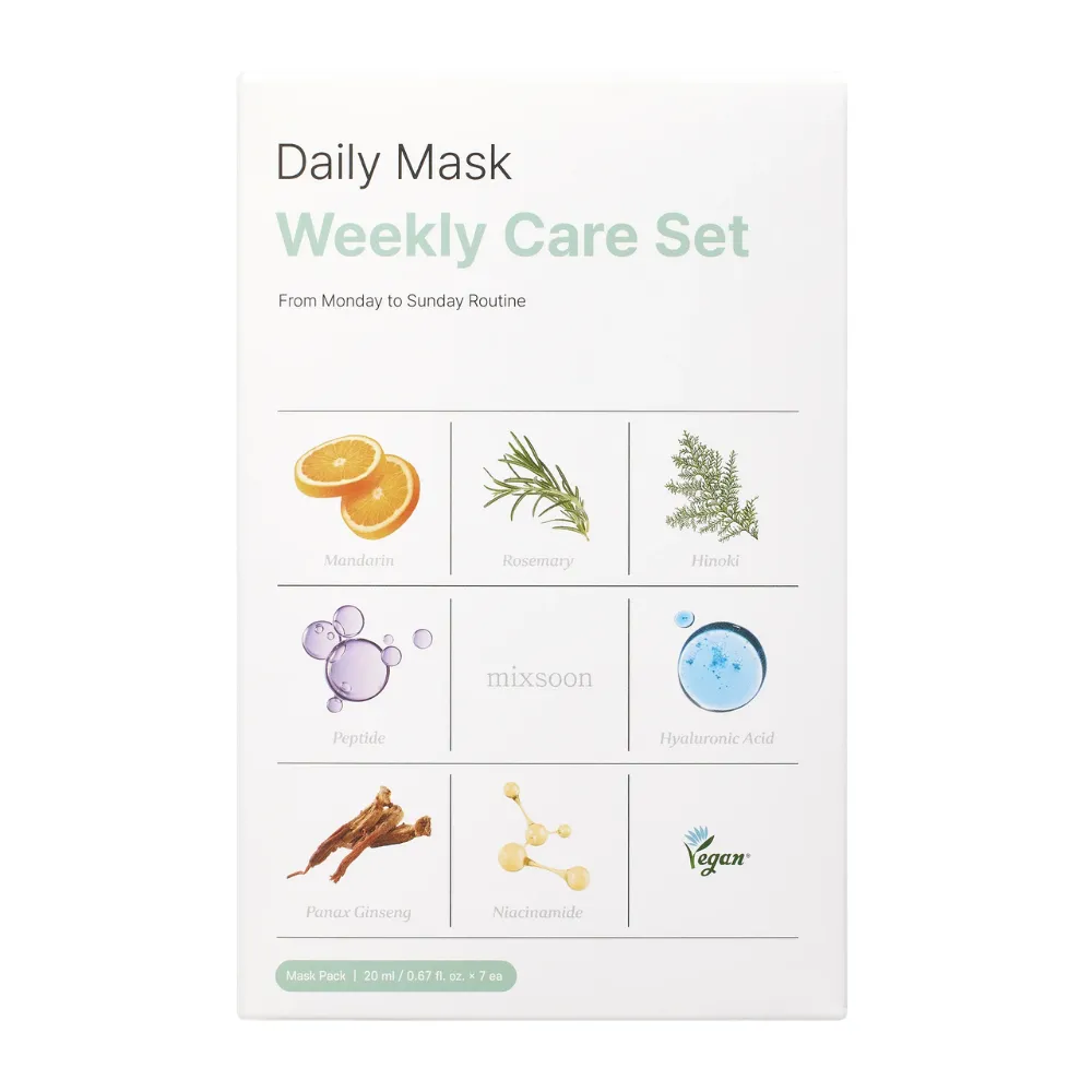 Mixsoon - Daily Mask Weekly Care Set 1